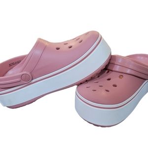 Crocs Crocband Platform Clog | Platform Shoes womens:4 mens:2